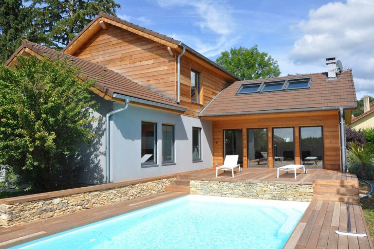 extension bois maison